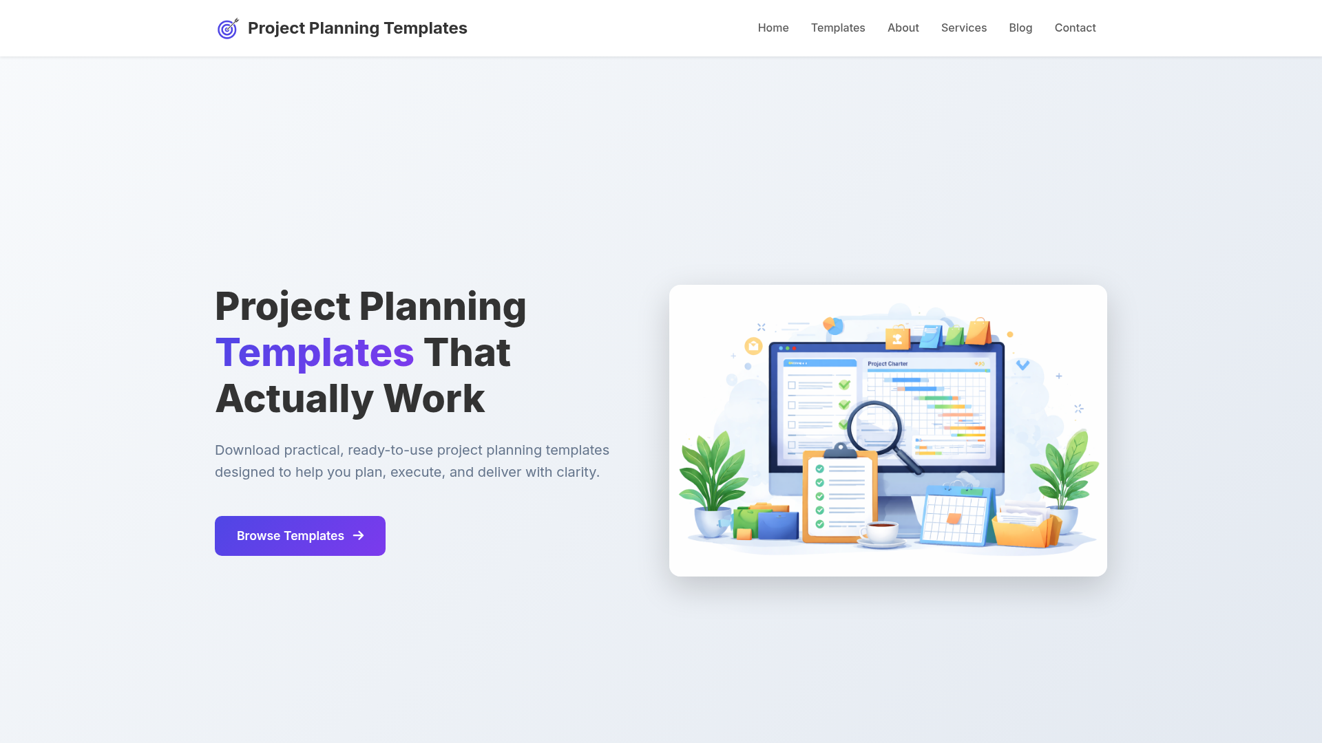 Project Planning Templates - Product Image