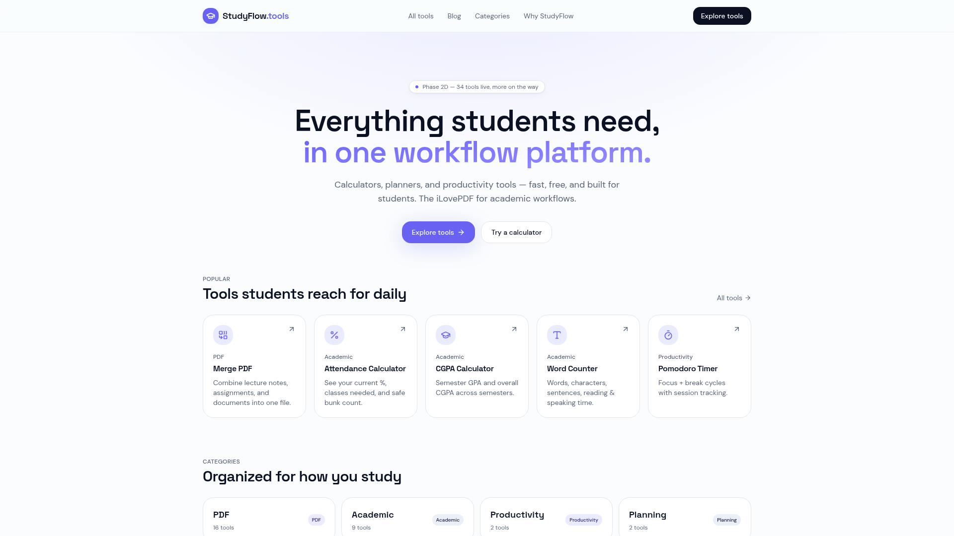 StudyFlow - Product Image