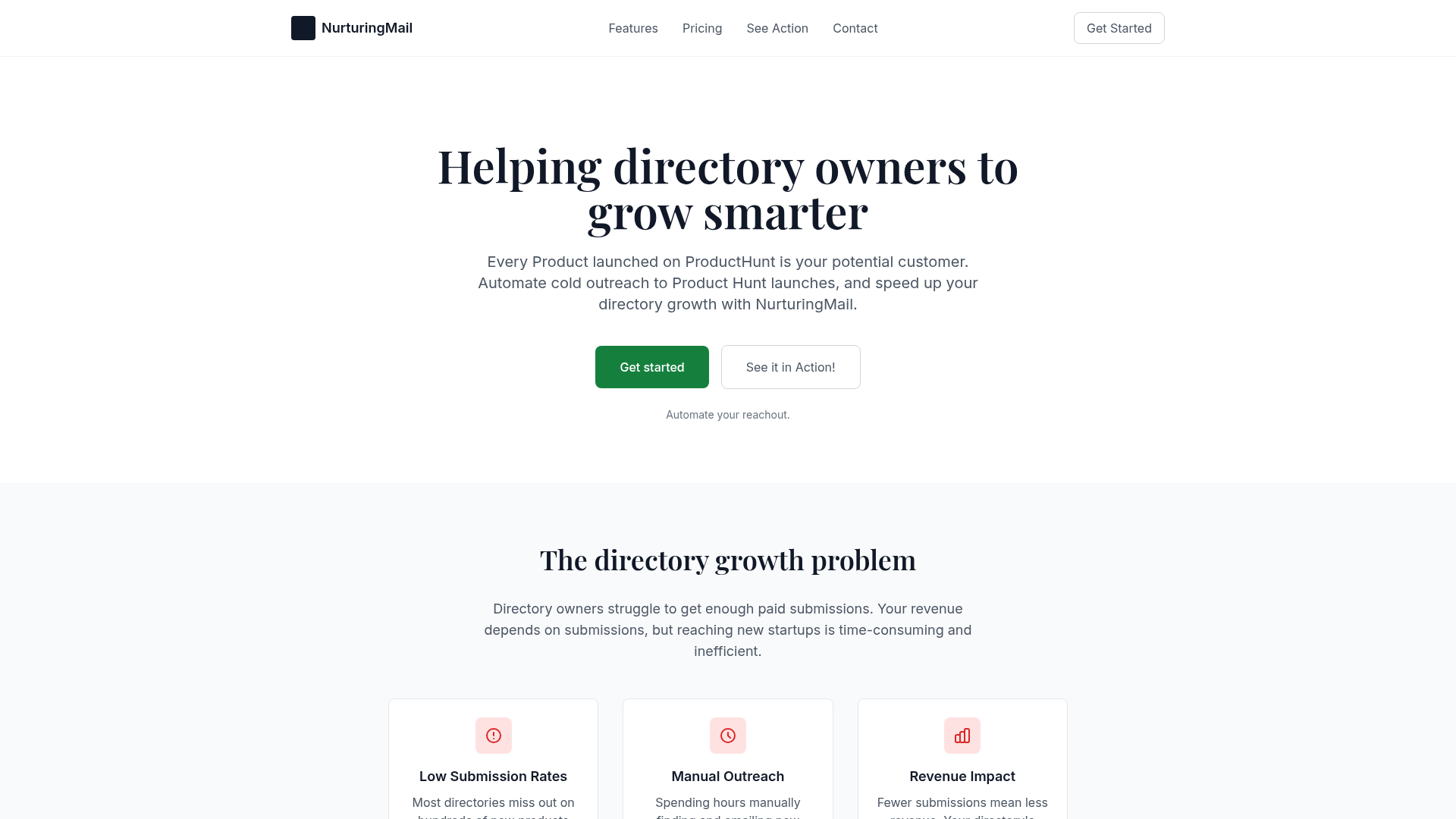 NurturingMail - Product Image