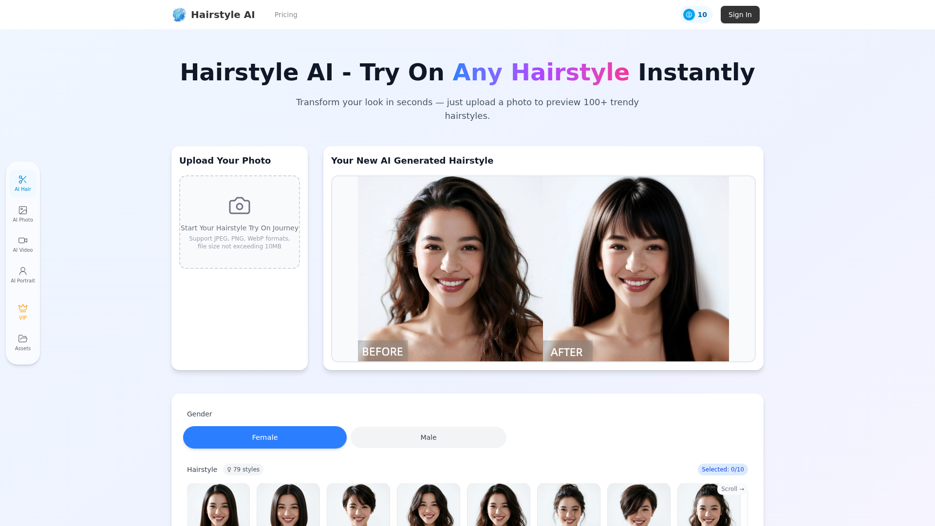 Hairstyle AI - Product Image