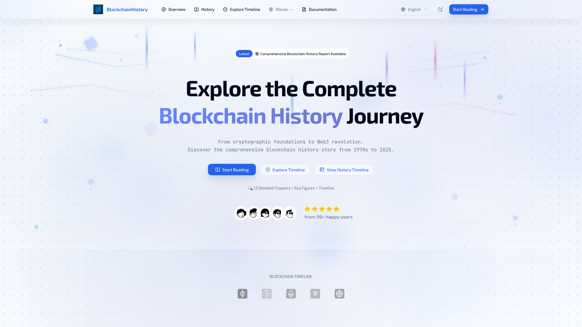 Blockchain History - Product Image