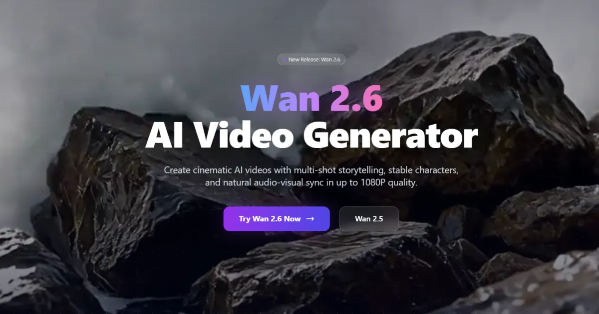 Wan 2.6 - Product Image