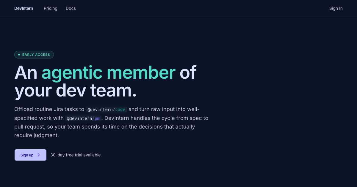 DevIntern - Product Image