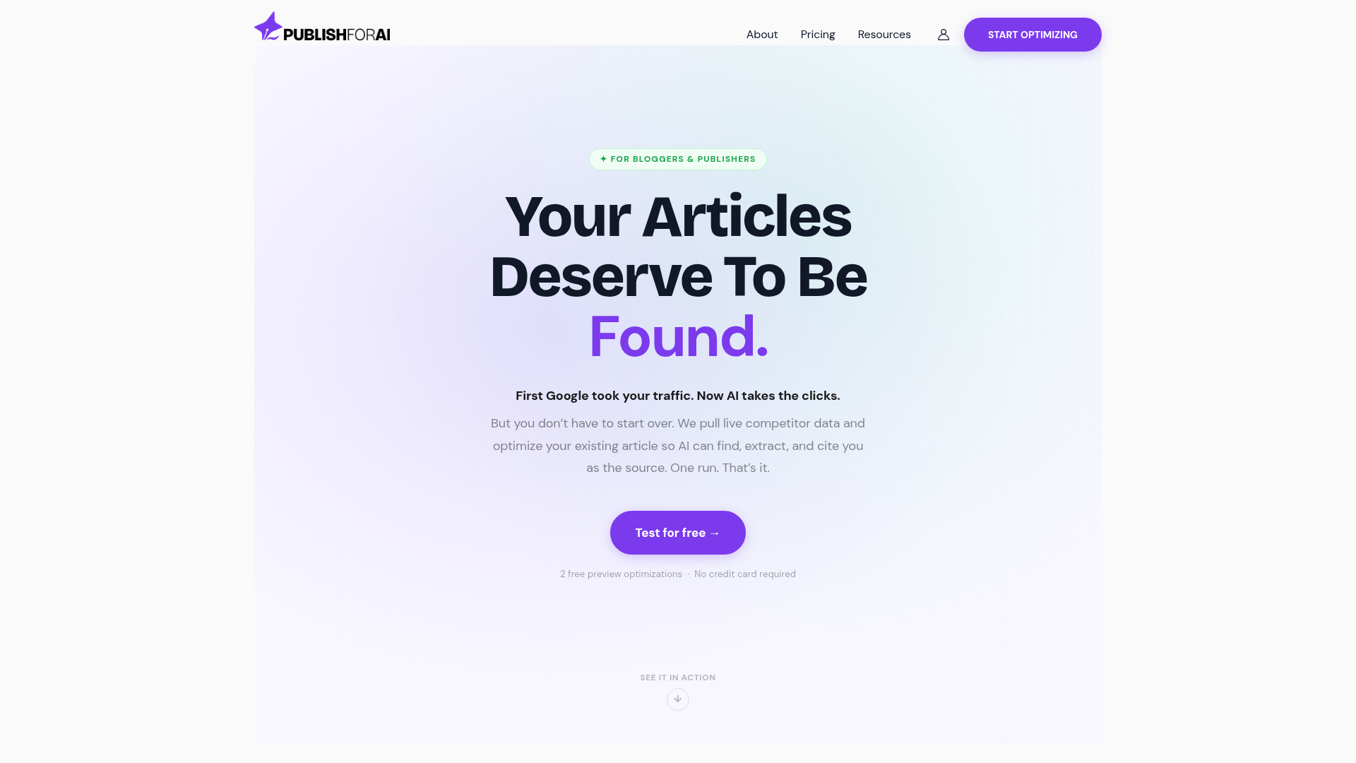 Publish for AI - Product Image