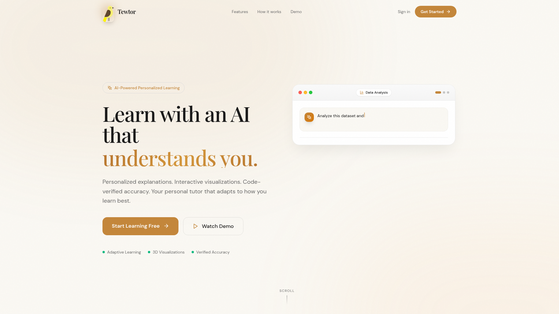Tewtor AI - Product Image