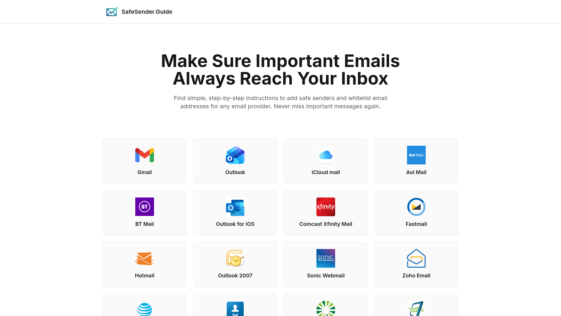SafeSender.guide - Product Image