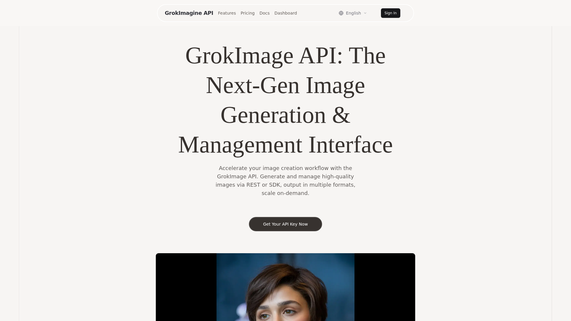 GrokImagine API - Product Image