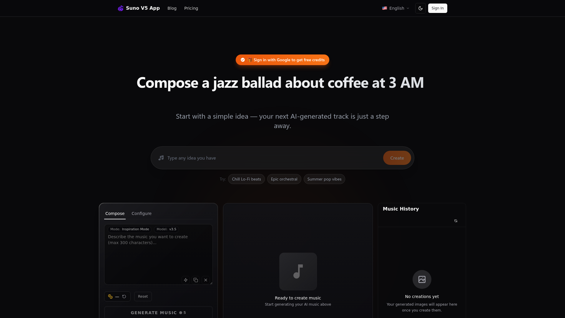 Suno V5 App - Product Image