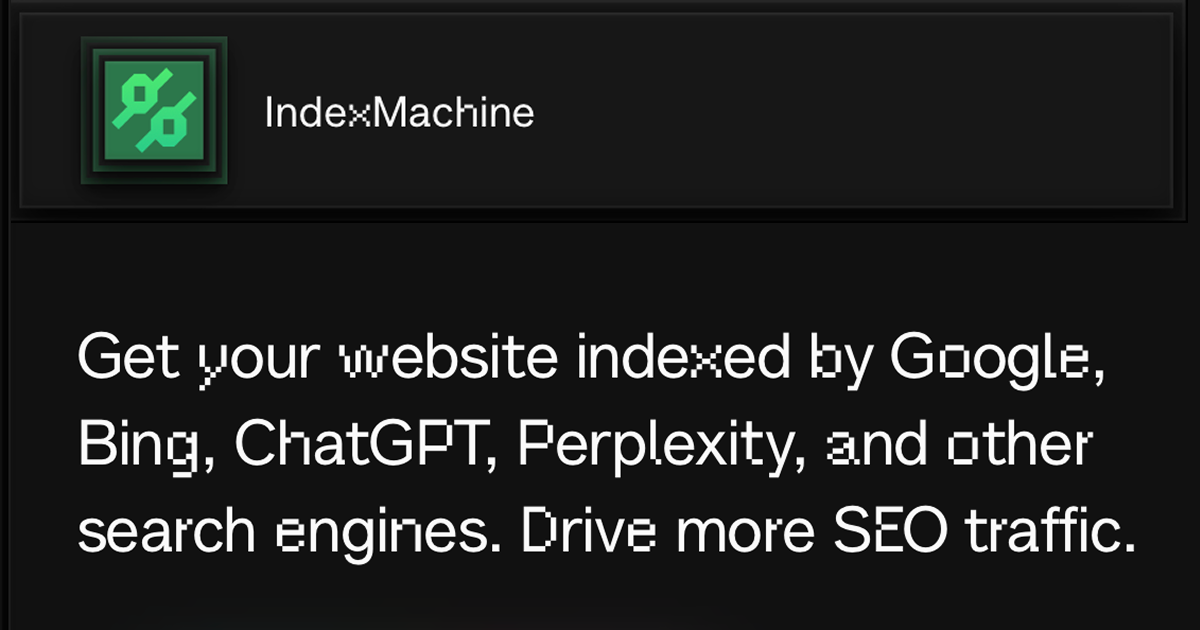 IndexMachine - Product Image
