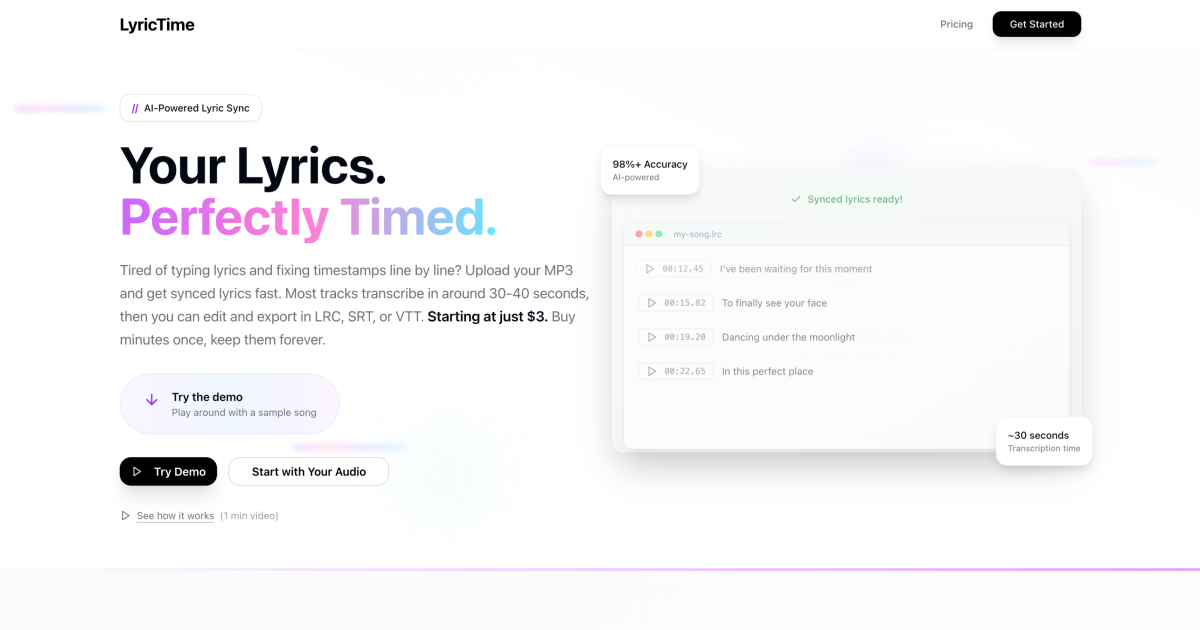 LyricTime - Product Image