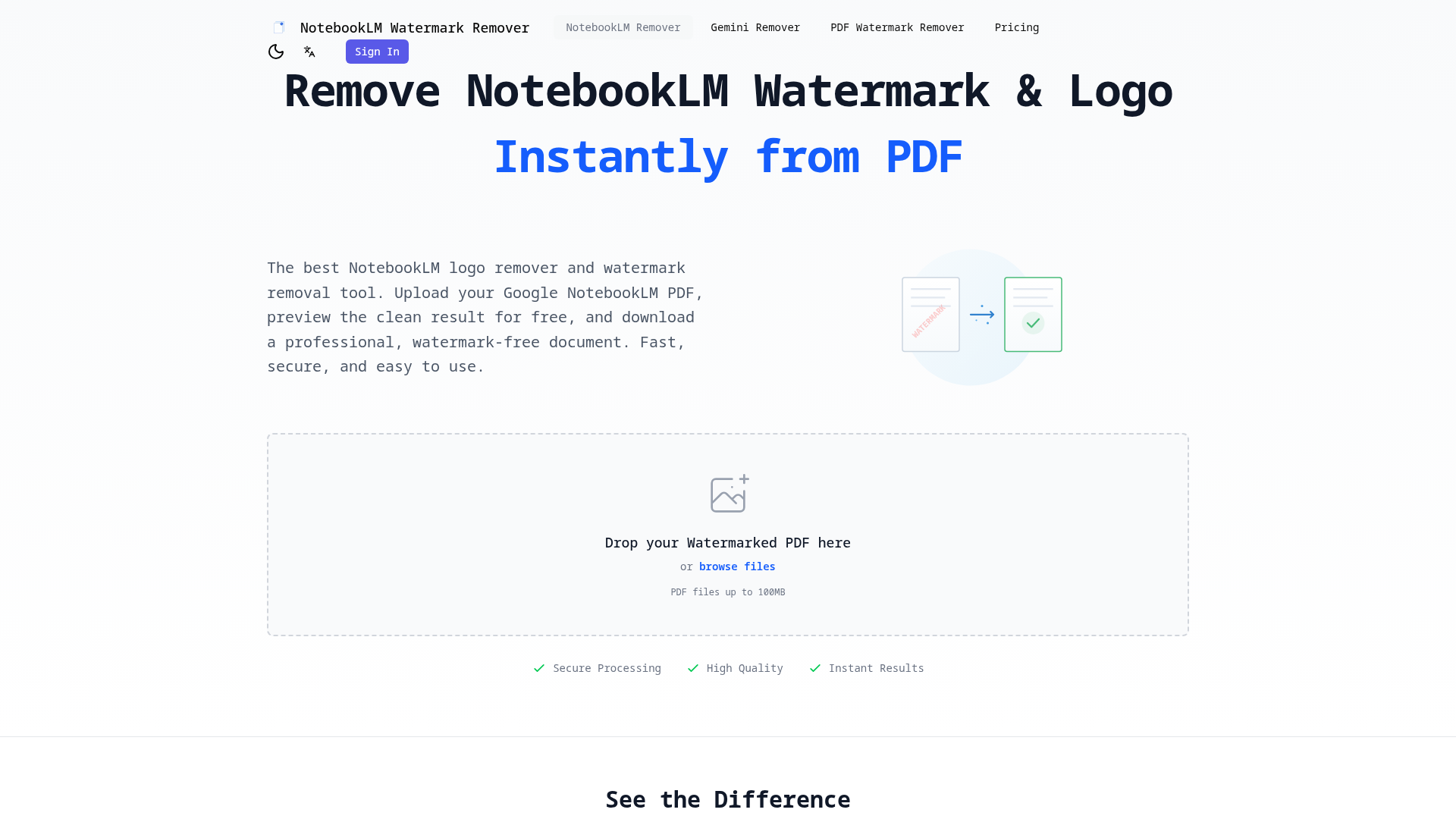 NotebookLM Remover - Product Image