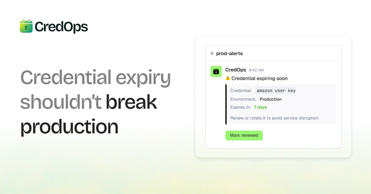 CredOps - Product Image
