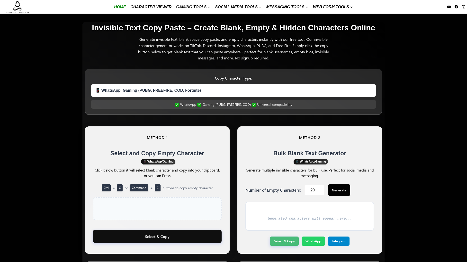 Invisible Text - Product Image