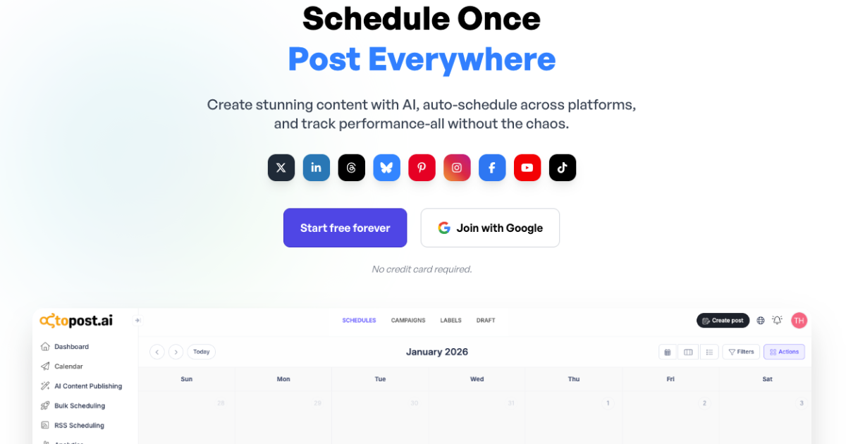 Octopost AI - Product Image