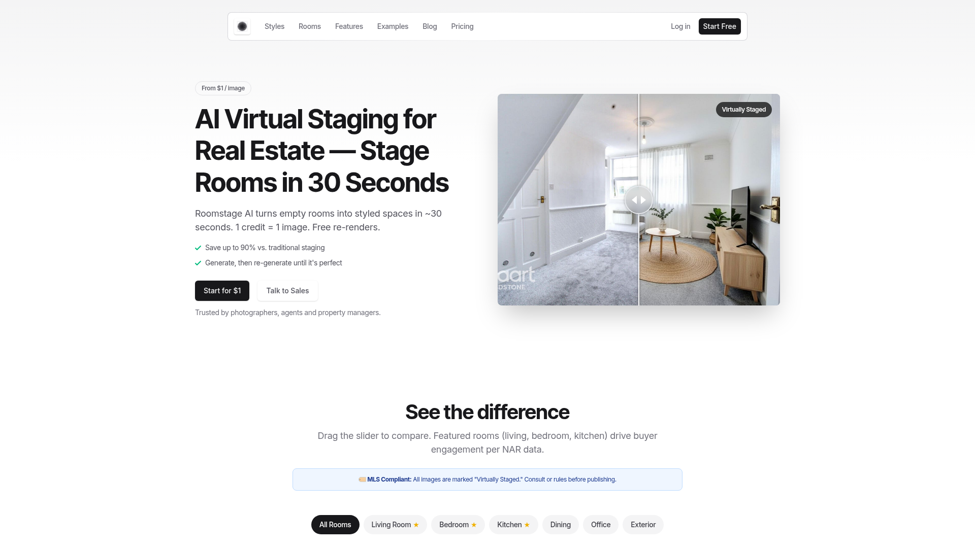 Roomstage AI logo