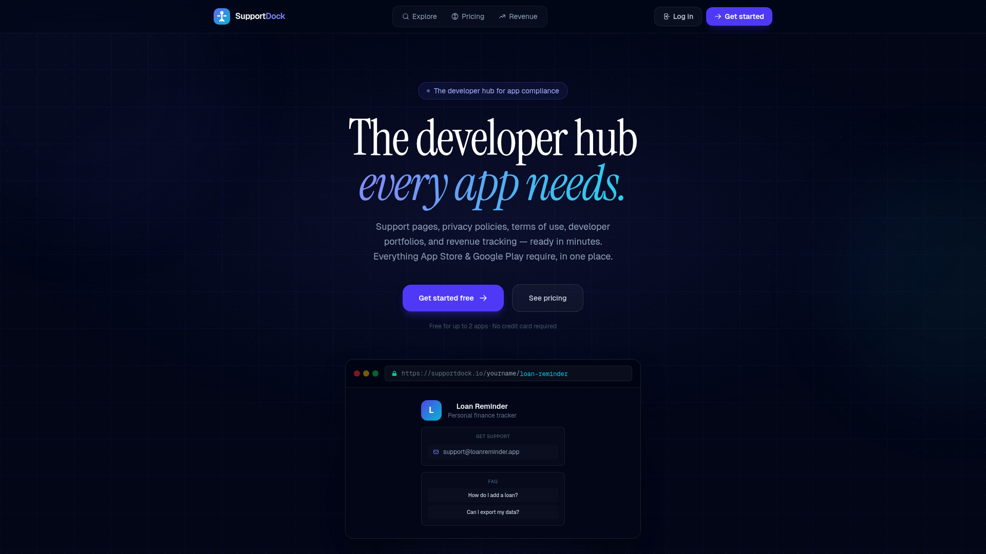 SupportDock - Product Image