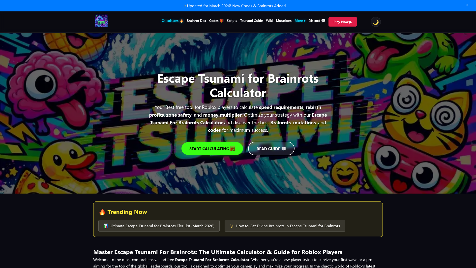 Escape Tsunami Calculator - Product Image