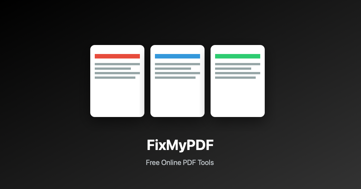 FixMyPDF - Product Image