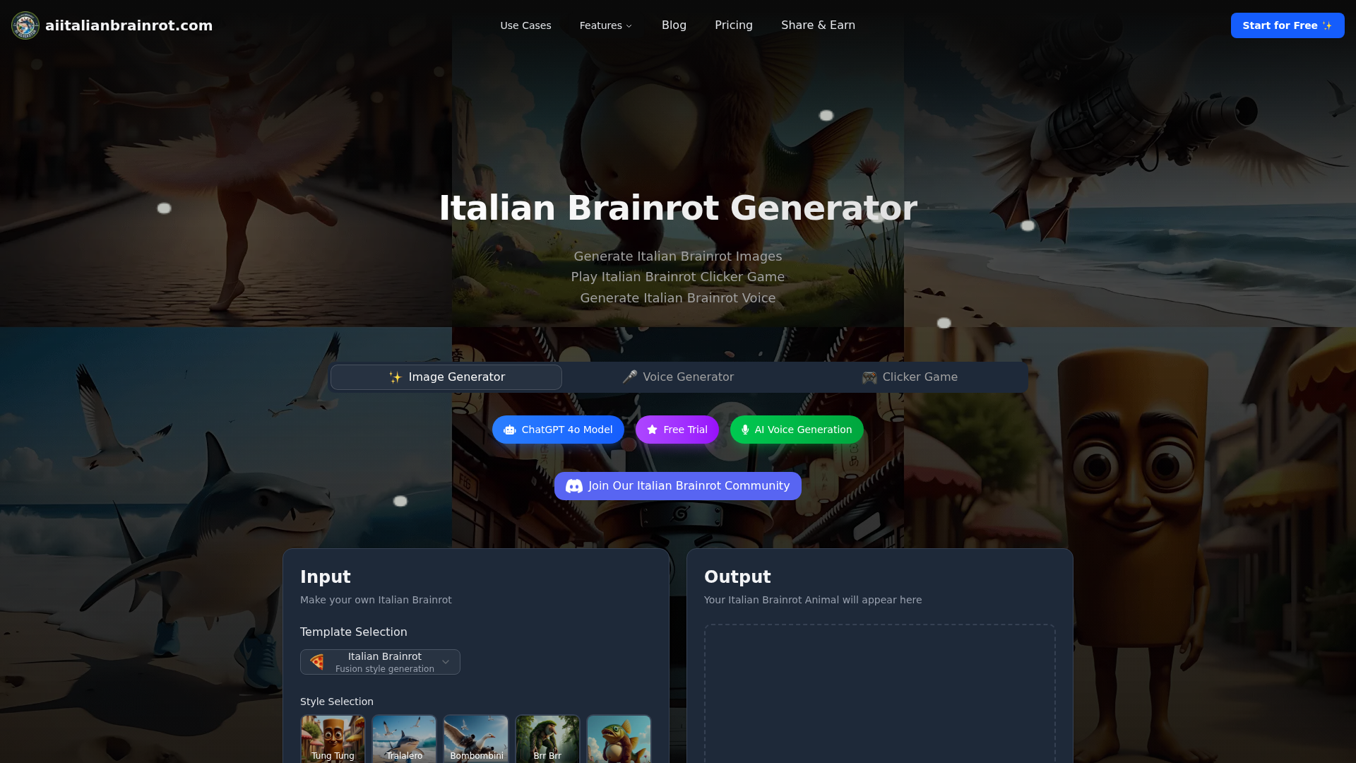 AI Italian Brainrot Generator - Product Image