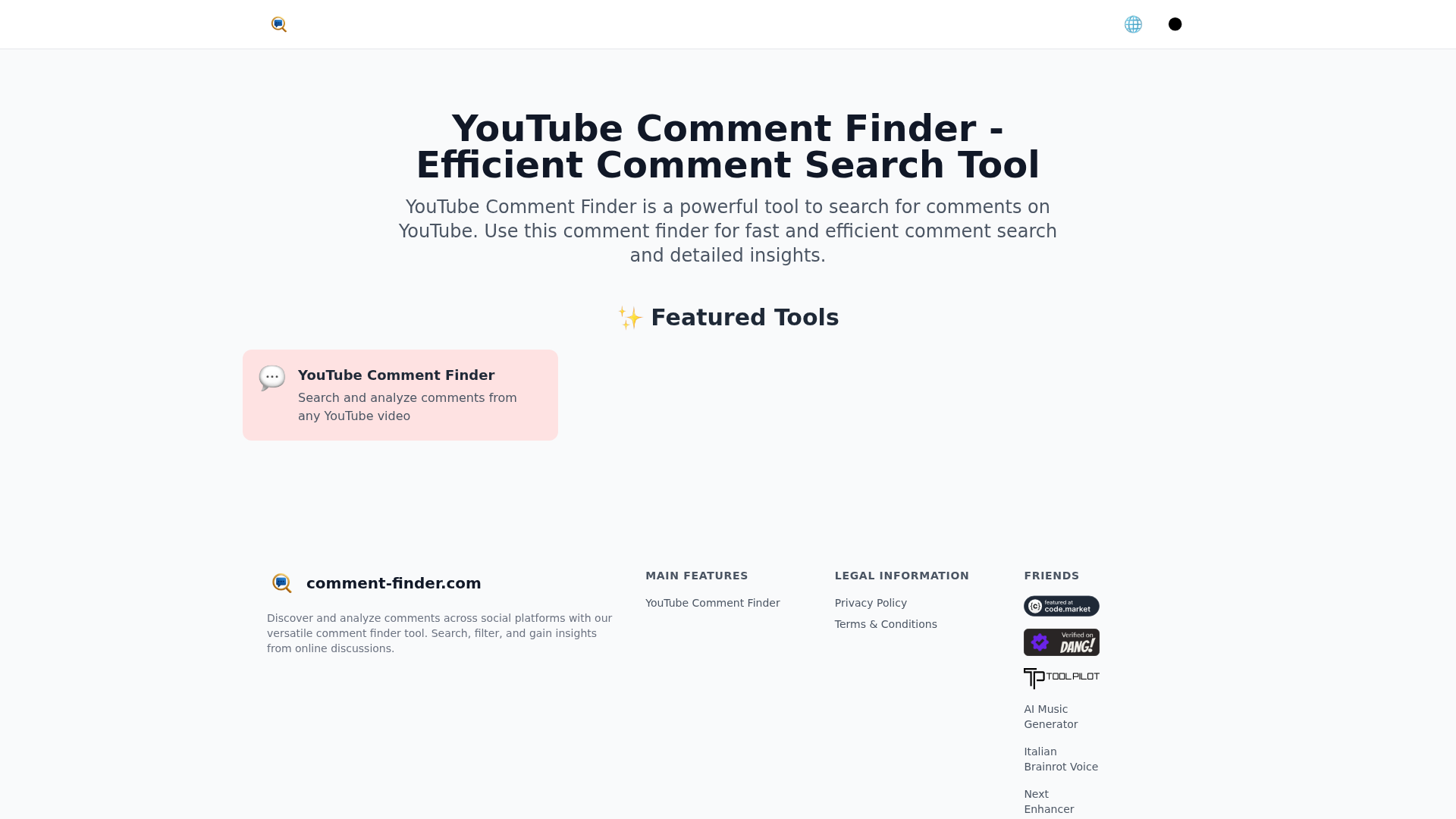 Comment Finder - Product Image