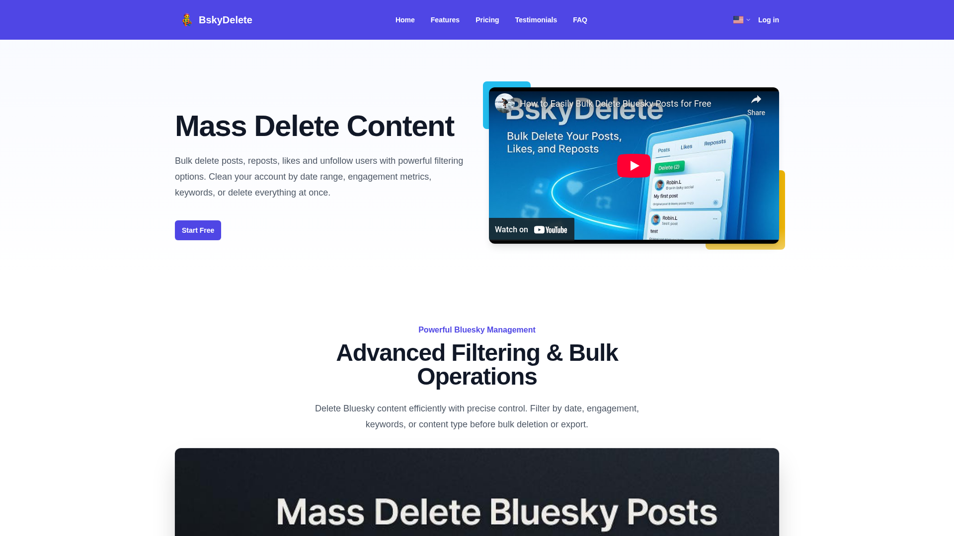BskyDelete - Product Image