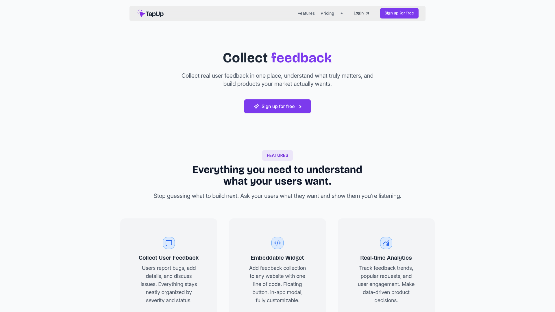 TapUp - Product Image