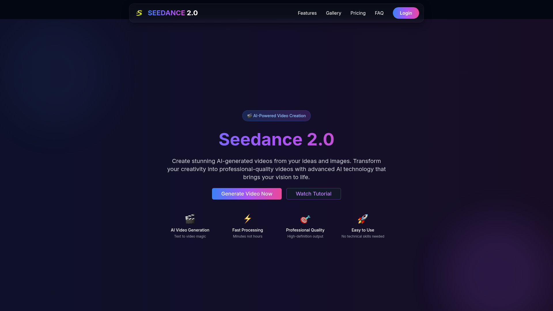 Seedance 2.0 - Product Image