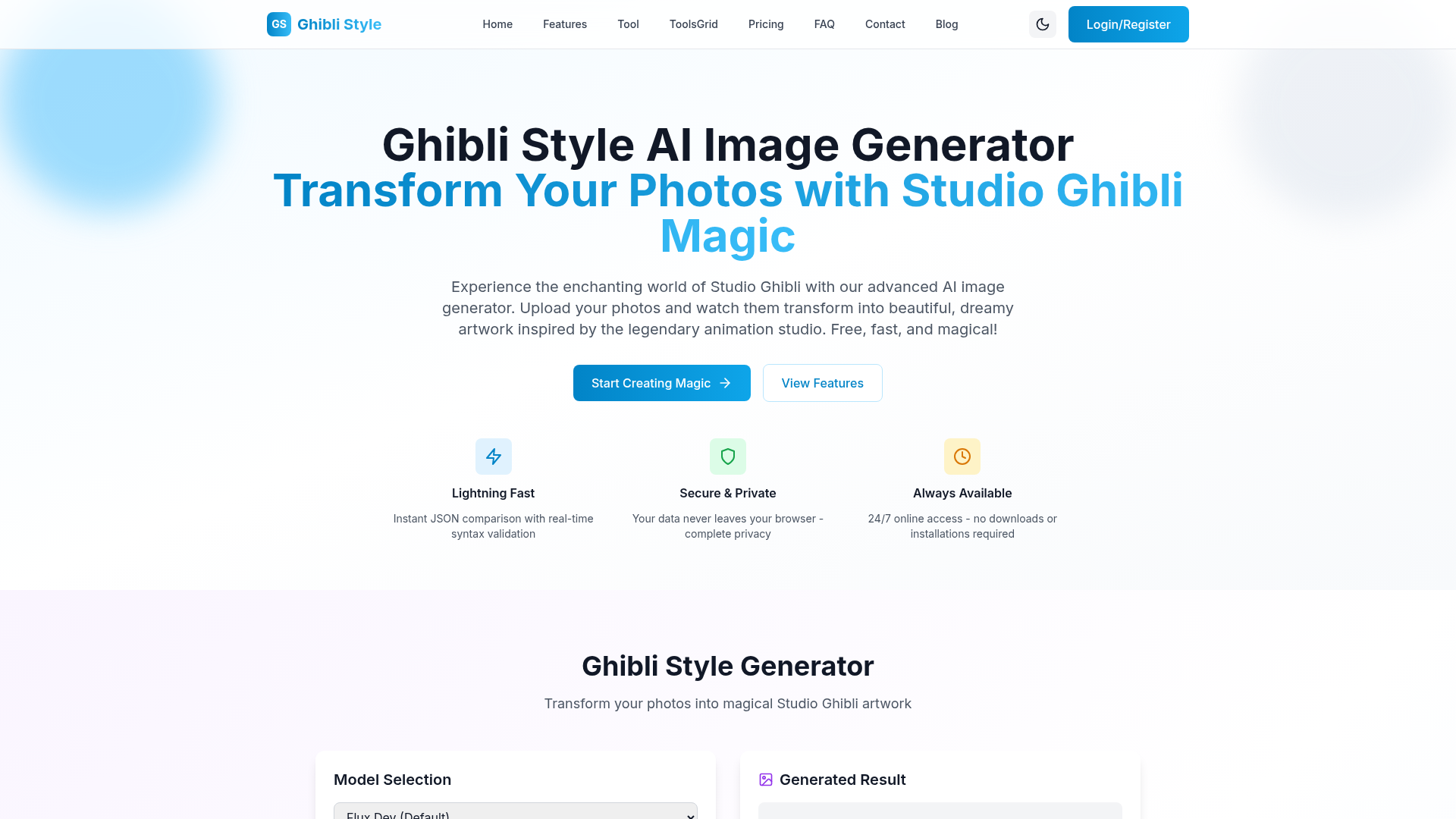 Ghibli Style AI - Product Image