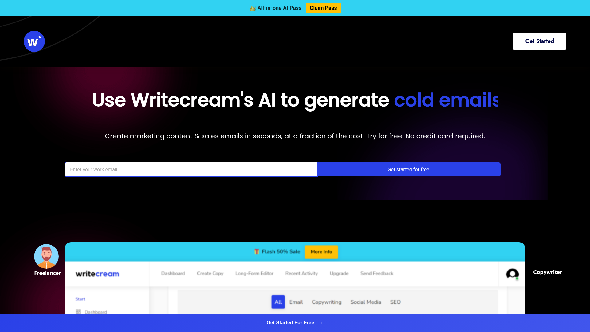 Writecream - Product Image