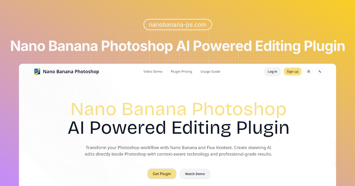 Nano Banana Photoshop - Product Image