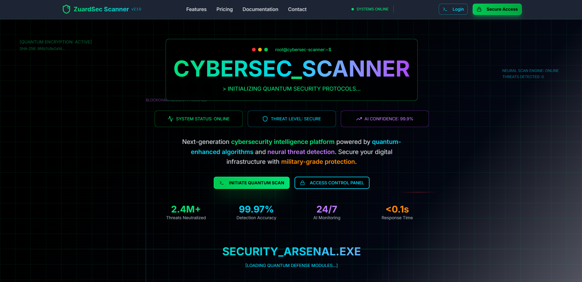 ZuardSec Security Scanner - Product Image