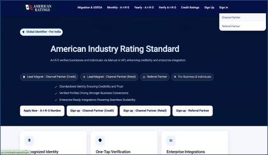 American Ratings Lead Magnet Portal - Product Image