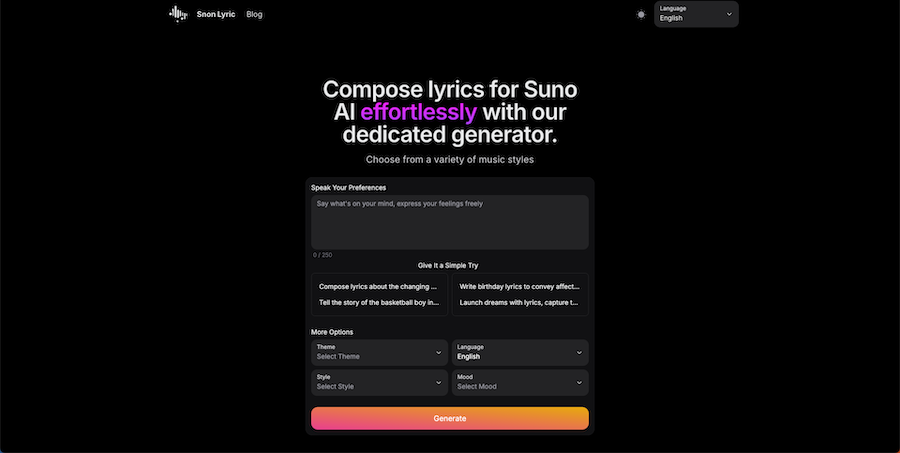 Snon Lyric - Product Image