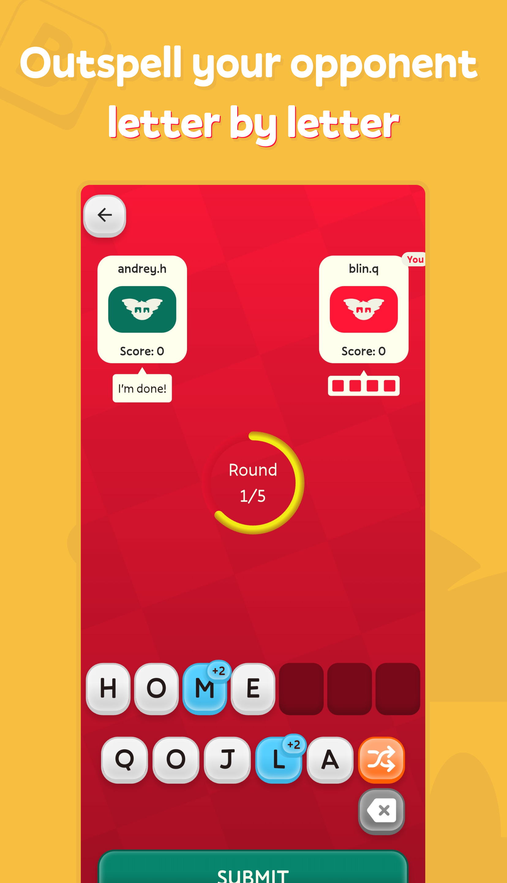 Gramblin. A Free Multiplayer Casual Word Game App. - Product Image