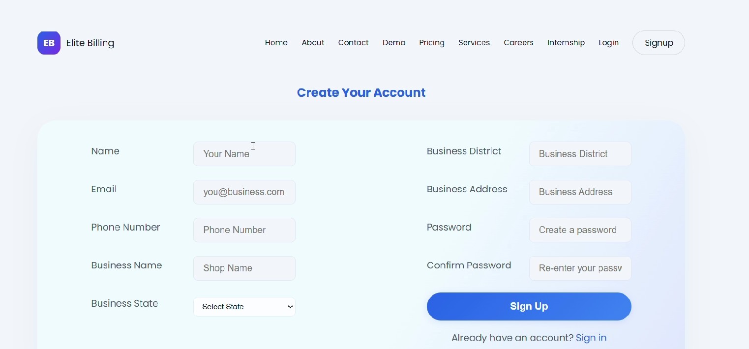 Elite Billing - Product Image