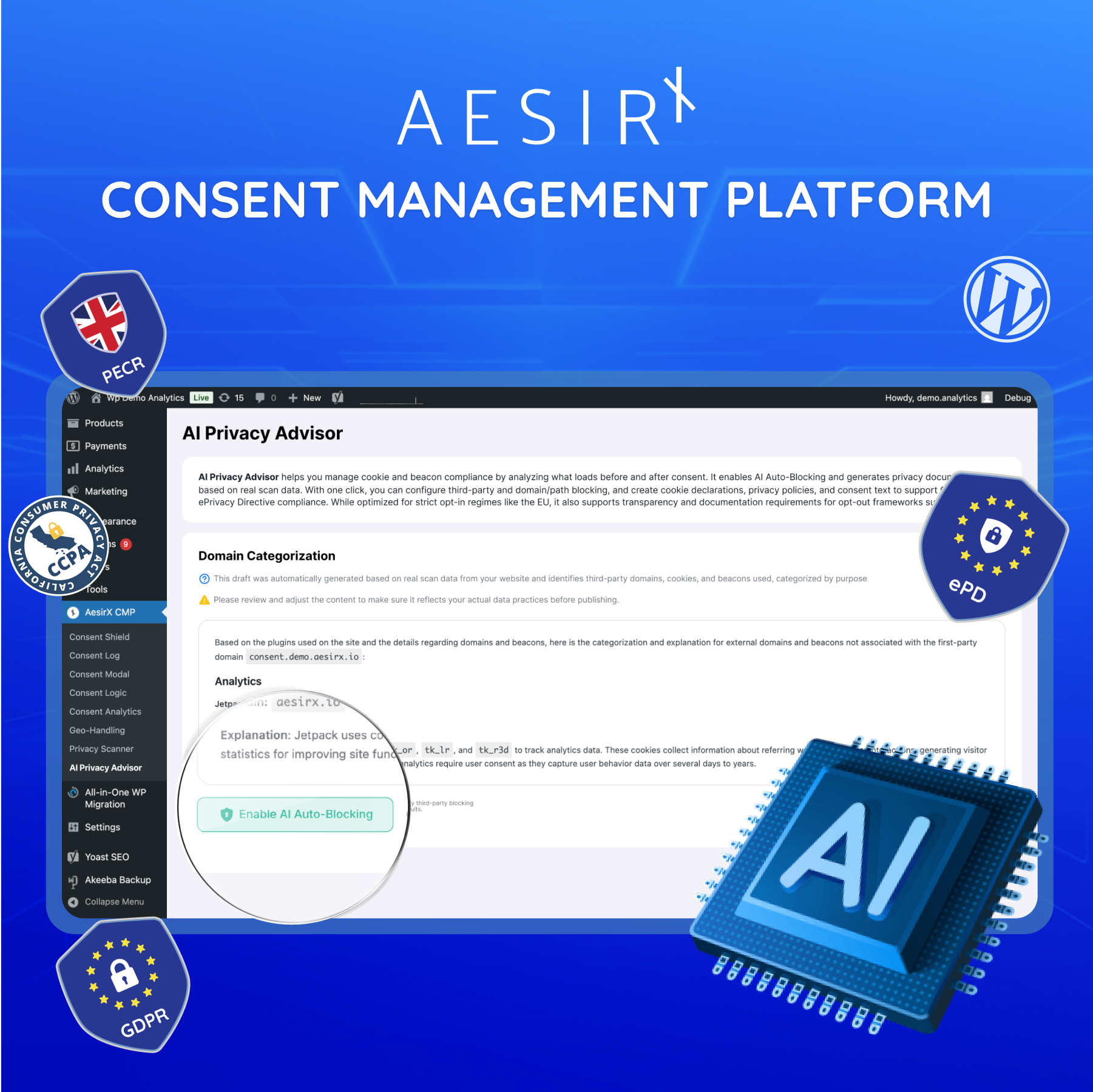 AesirX Consent Management Platform - Product Image