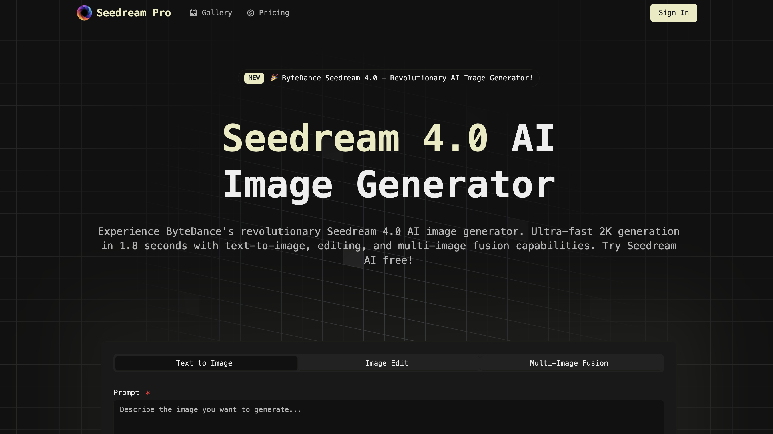 Seedream Pro - Product Image