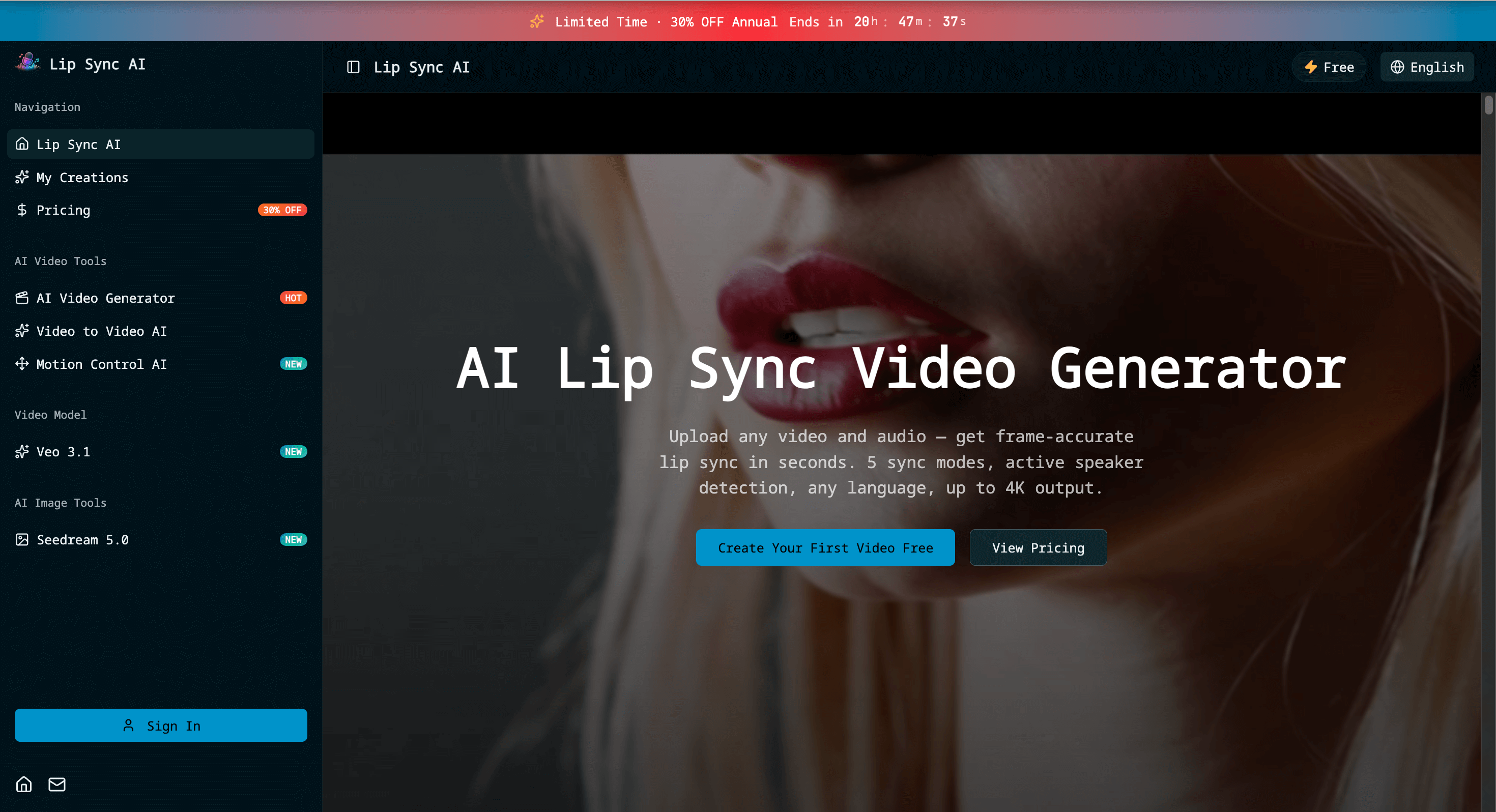 Lip Sync AI - Product Image