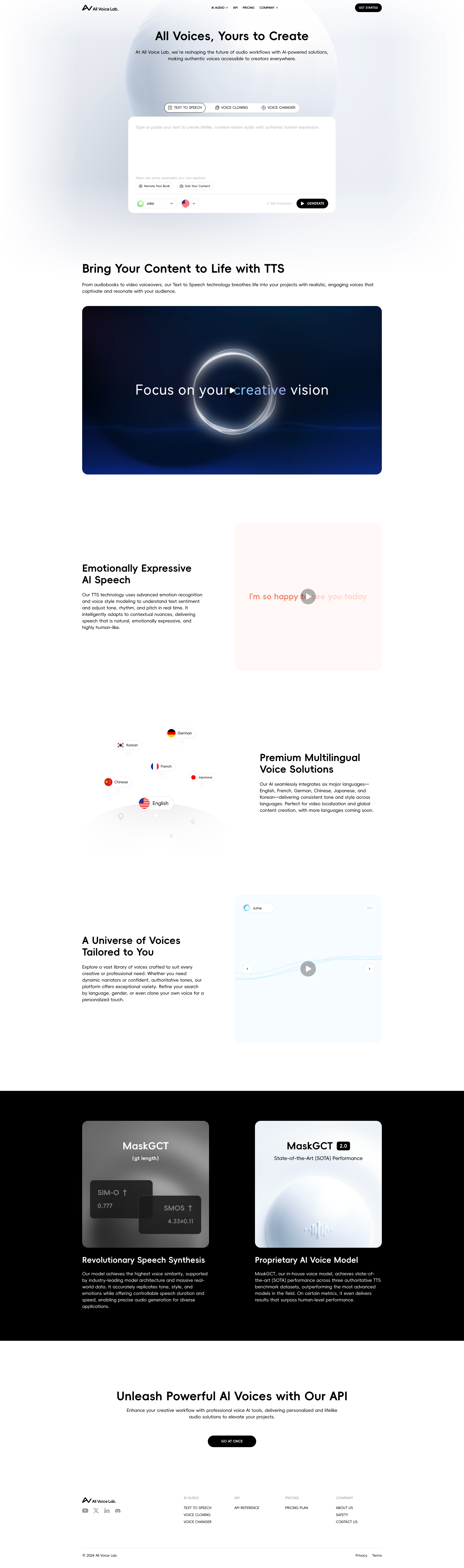 All Voice Lab - Product Image