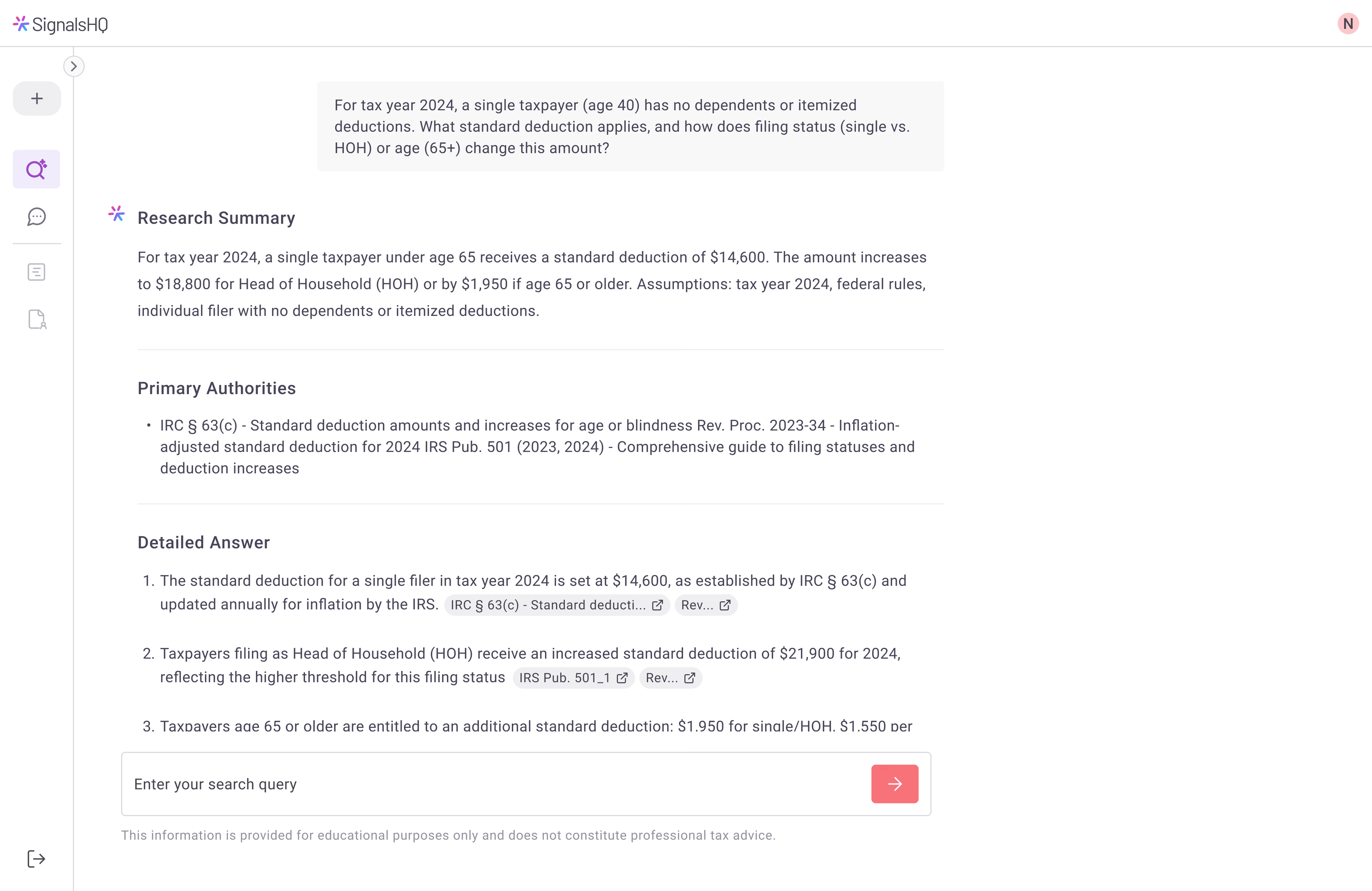 SignalsHQ - Product Image