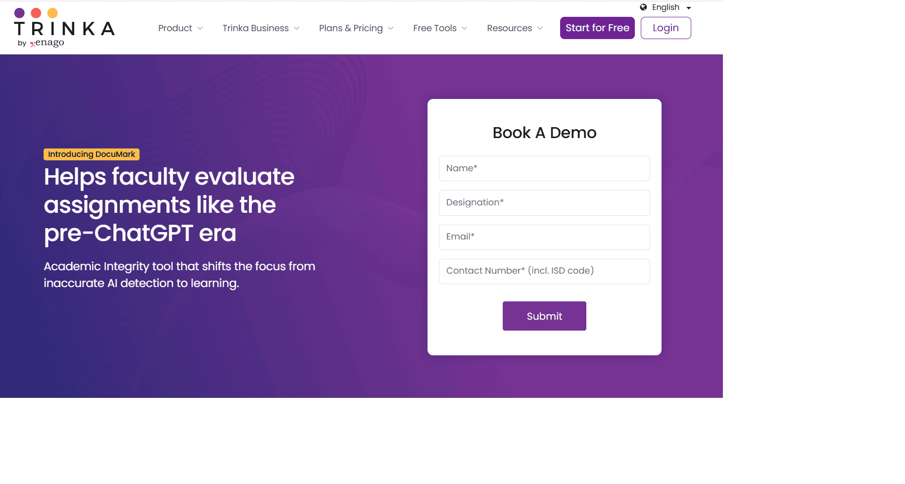 Trinka Documark - Academic Integrity Tool - Product Image