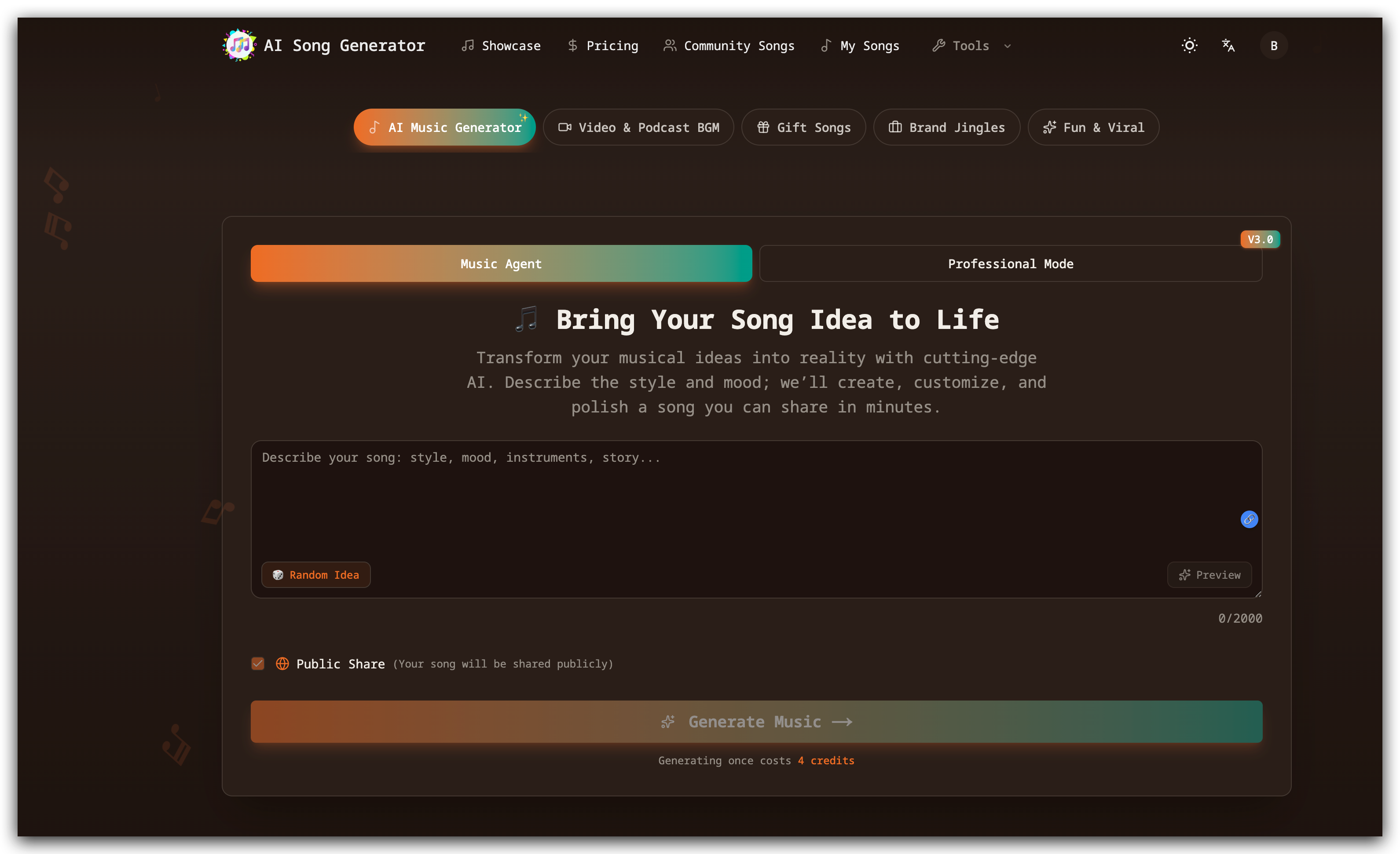 AI Song Generator - Product Image