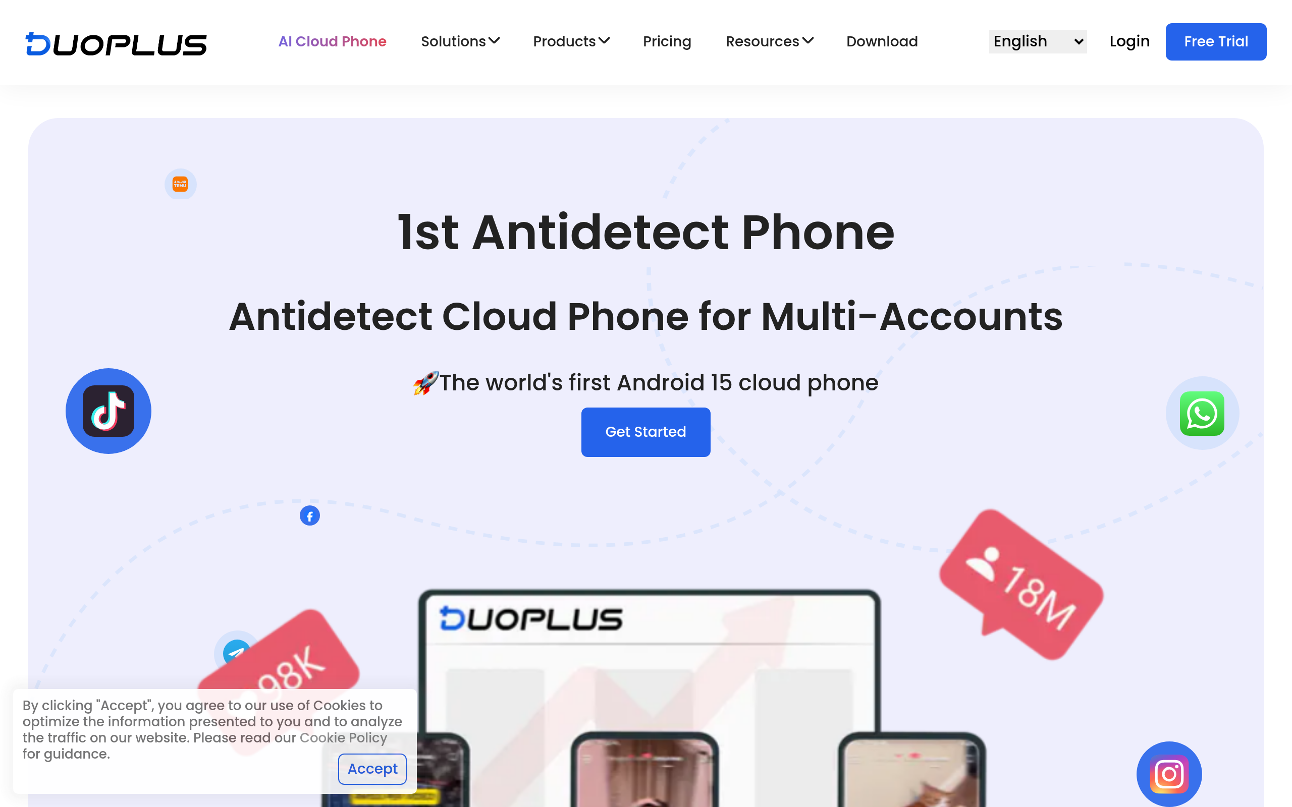 DuoPlus Cloud Phone - Product Image