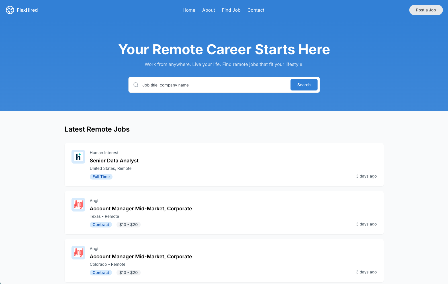 FlexHired - Remote Jobs & Work from Home Opportunities - Product Image