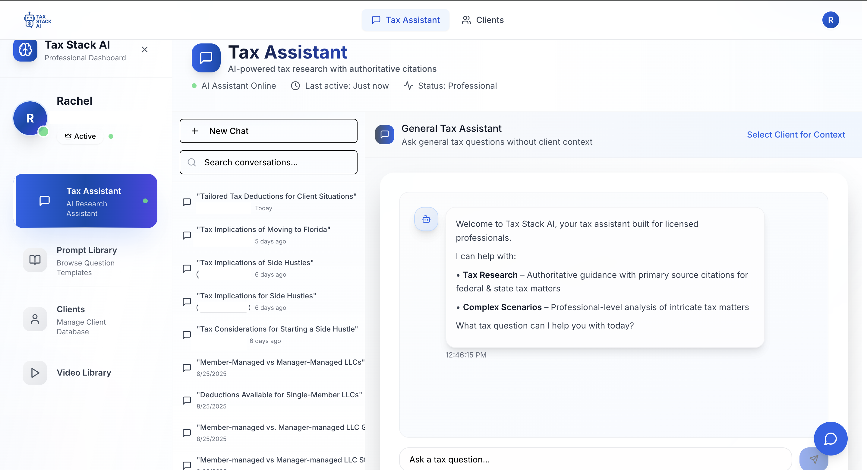Tax Stack AI - Product Image