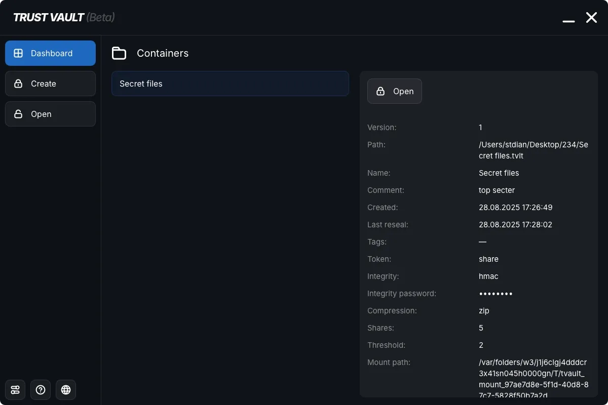 Trust Vault - Product Image