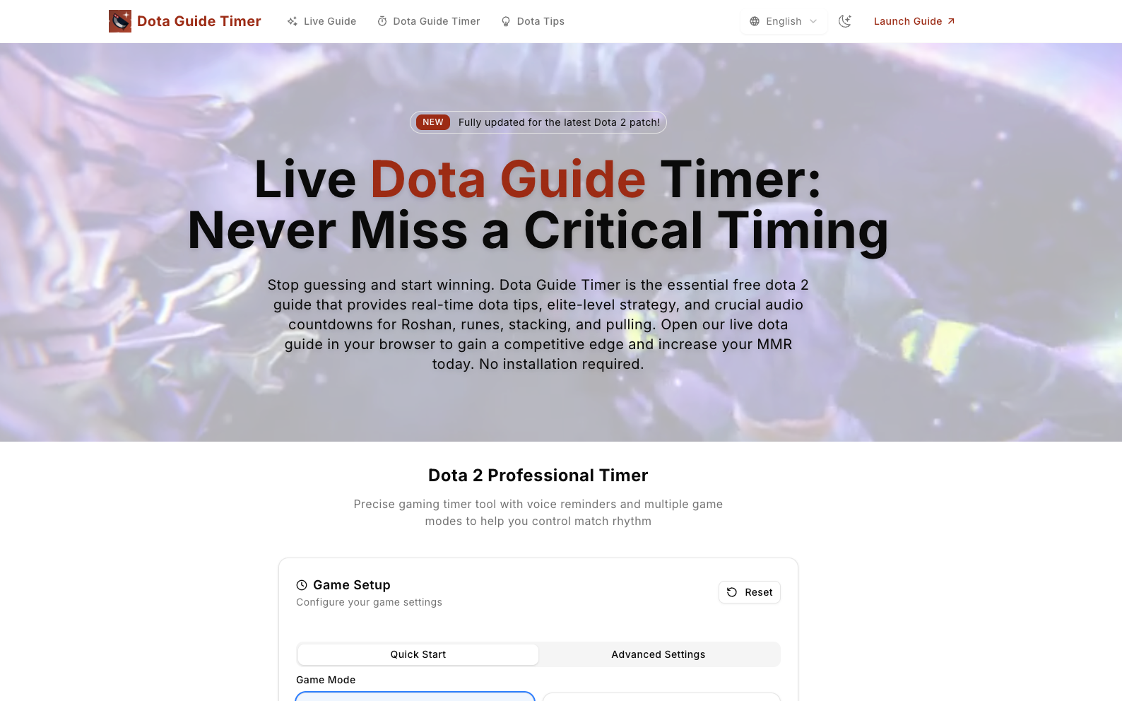 Dota Polaris - Dota Guide Timer & Tips - Product Image