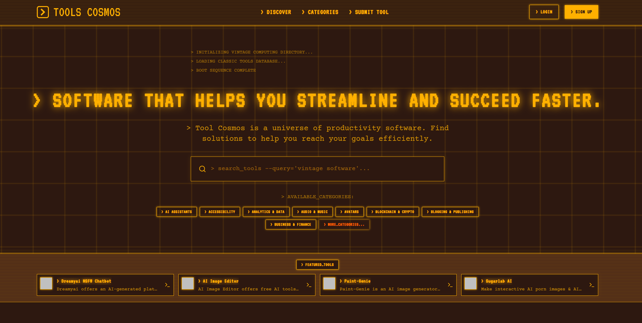 Tools Cosmos - Product Image