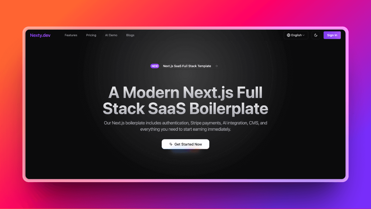 Nexty.dev - Product Image