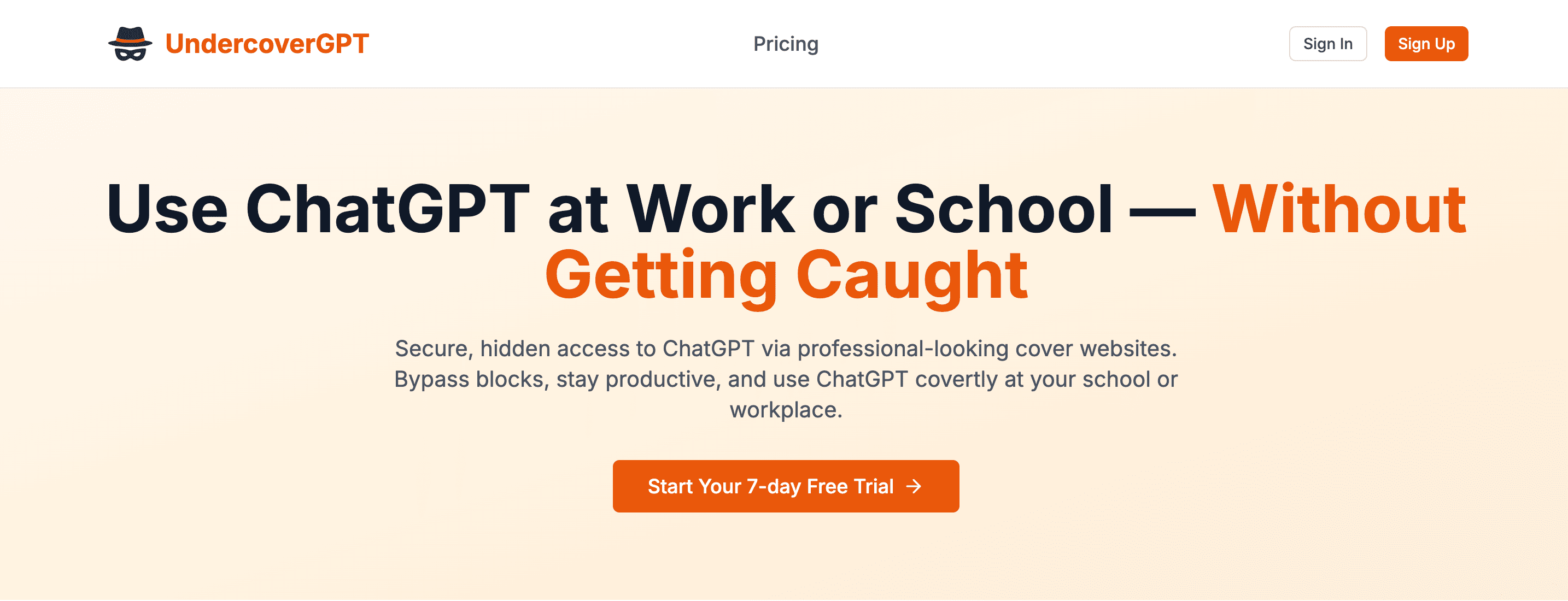 UndercoverGPT - Product Image